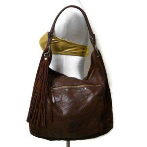 Innue Suede Leather boho bag Made in Italy